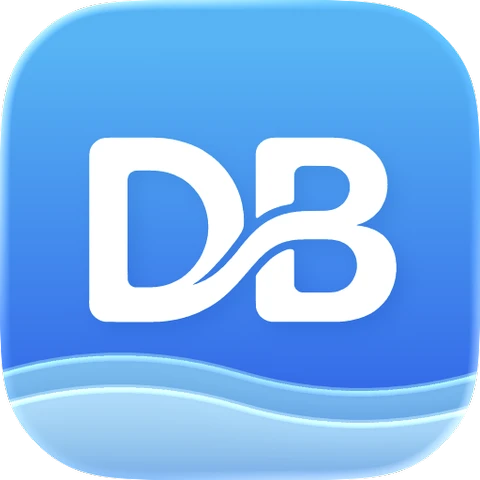 DB Transport app icon — Liquid Glass