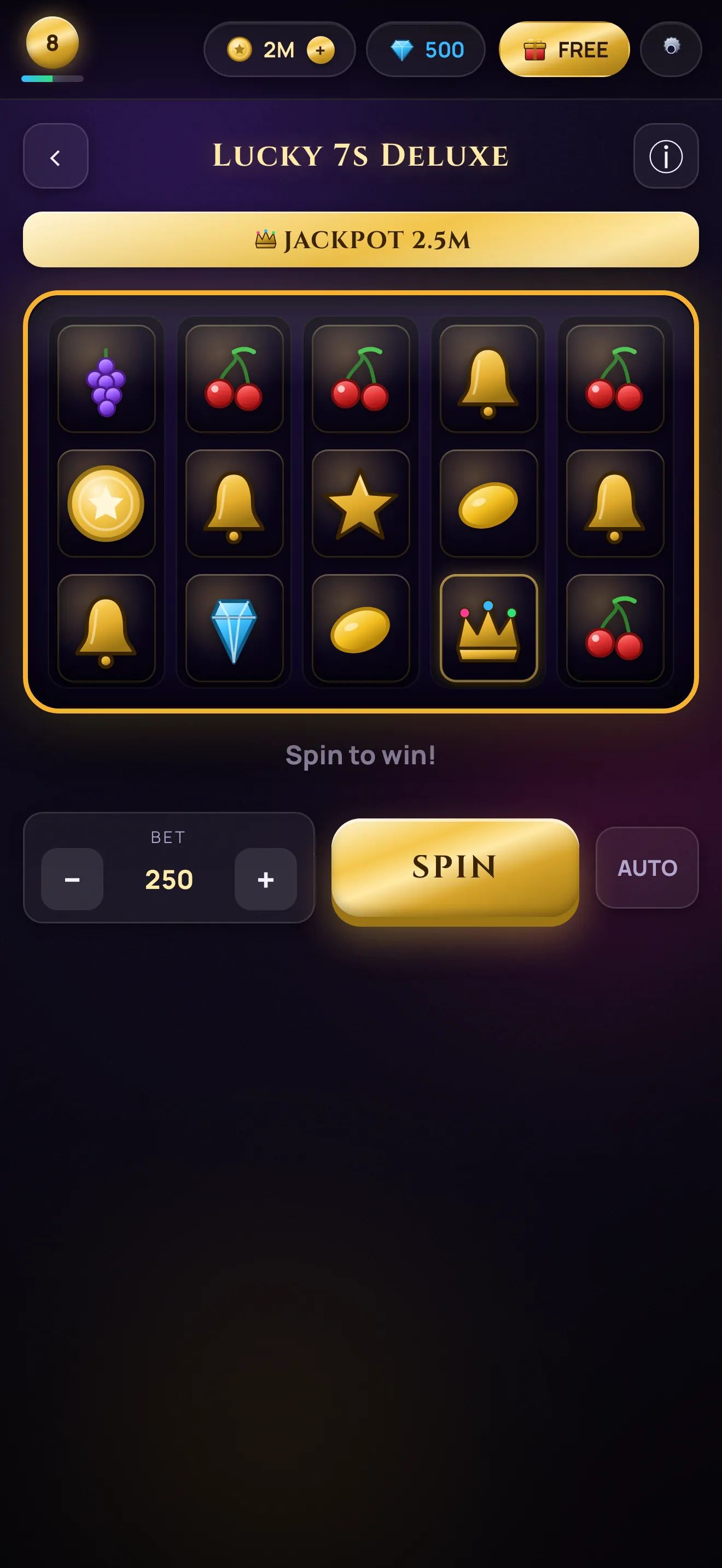 Lucky Suite slots — a themed reel machine