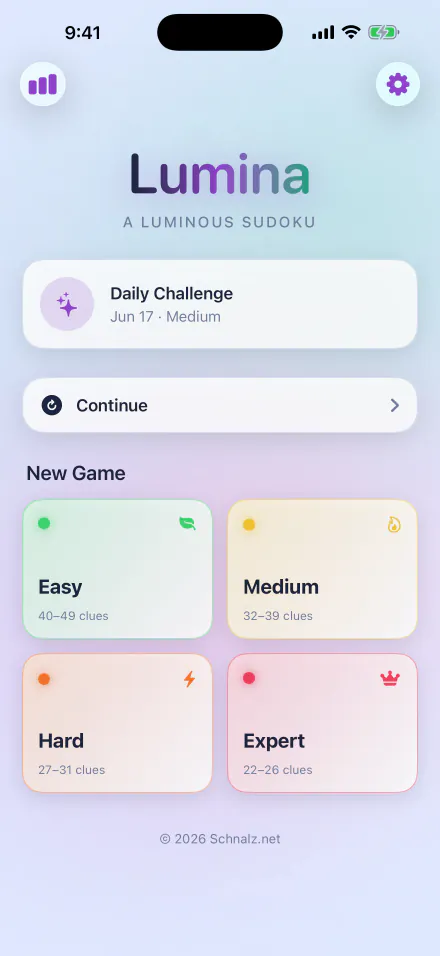 Lumina Sudoku — Sudoku that teaches